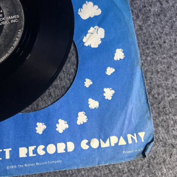 Lot of 2 Elton John 45 Vinyl Vintage Record 1970s Crocodile Rock Elderberry Wine - Picture 7 of 12